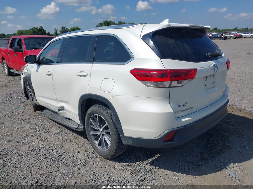 Vin: 5tdkzrfh5hs517254, lot: 46275286, toyota highlander xle 20173