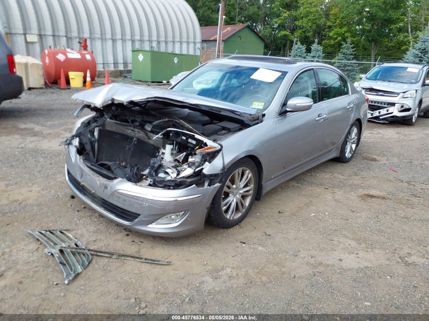 Vin: kmhgc4dd2cu203359, lot: 46275314, hyundai genesis 3.8 20122