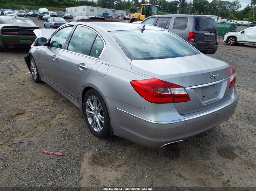 Vin: kmhgc4dd2cu203359, lot: 46275314, hyundai genesis 3.8 20123