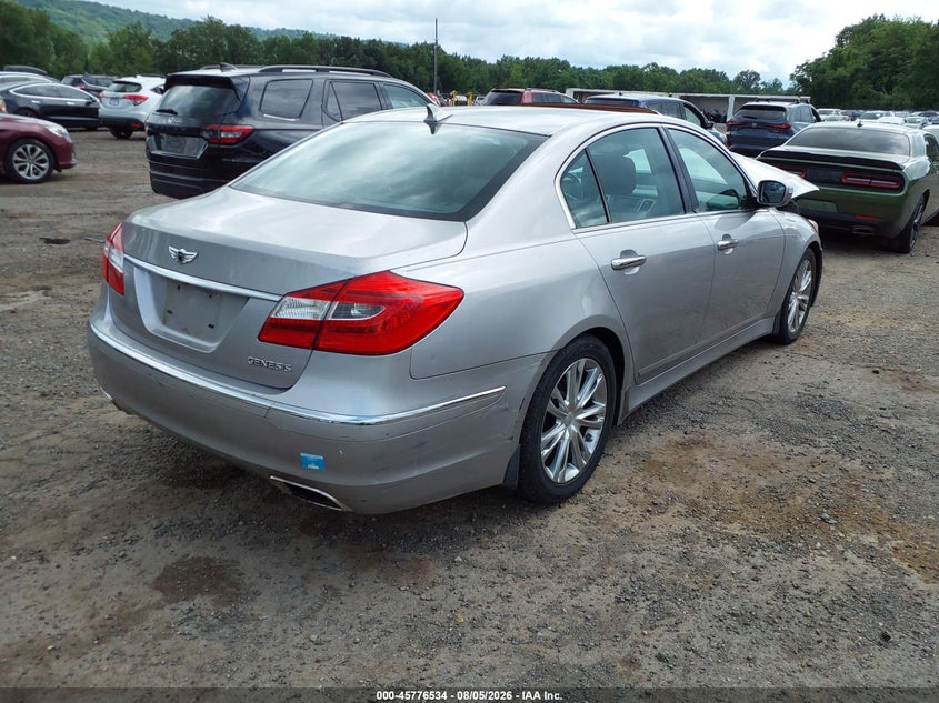 Vin: kmhgc4dd2cu203359, lot: 46275314, hyundai genesis 3.8 20124