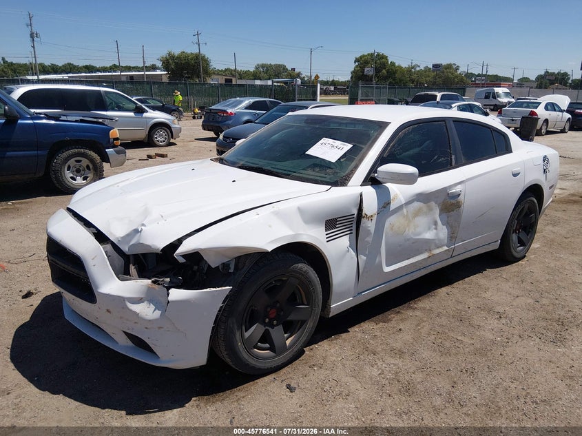 Vin: 2c3cdxag1dh721200, lot: 46275321, dodge charger police 20132