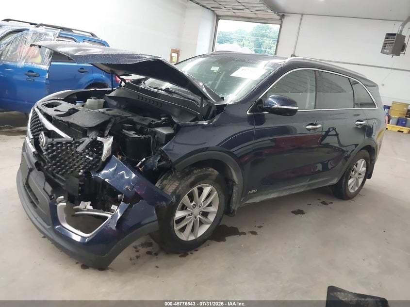 Vin: 5xypgda37gg060243, lot: 46275323, kia sorento 2.4l lx 20162