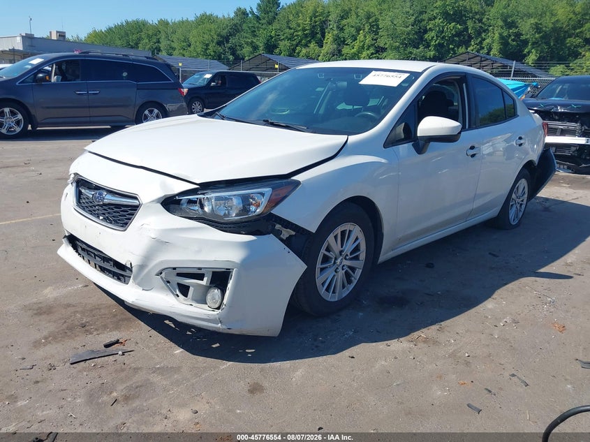 Vin: 4s3gkad61j3609711, lot: 46275334, subaru impreza 2.0i premium 20182