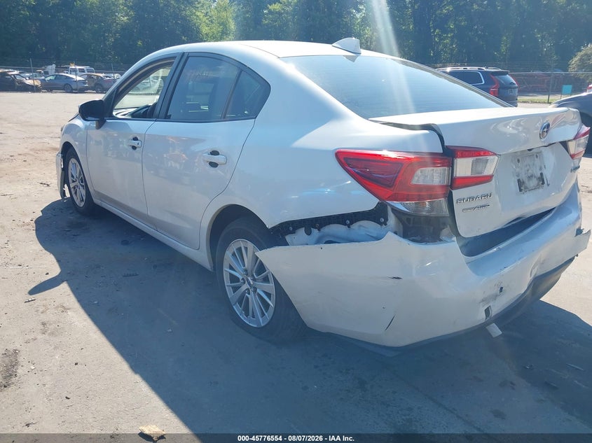 Vin: 4s3gkad61j3609711, lot: 46275334, subaru impreza 2.0i premium 20183