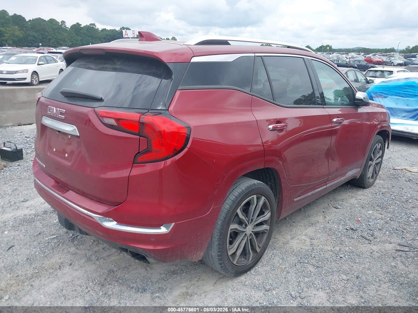 Vin: 3gkalsex8jl312590, lot: 46275381, gmc terrain denali 20182