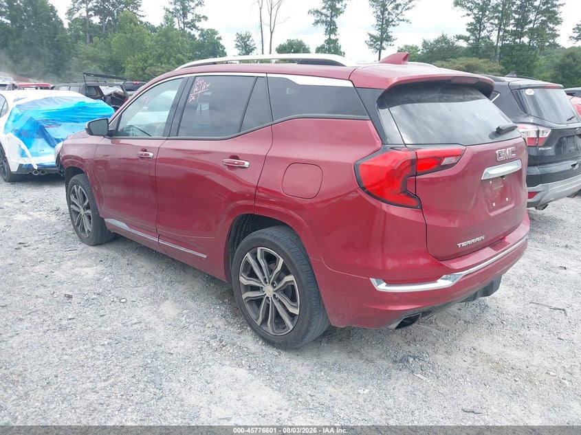 Vin: 3gkalsex8jl312590, lot: 46275381, gmc terrain denali 20183