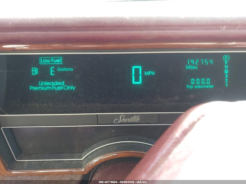 1991 CADILLAC SEVILLE auction photo 7