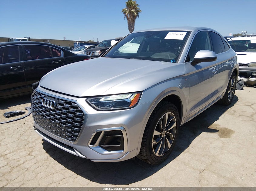 Vin: wa15aafy9n2117085, lot: 46275398, audi q5 sportback premium plus 45 tfsi s line quattro s tronic 20222
