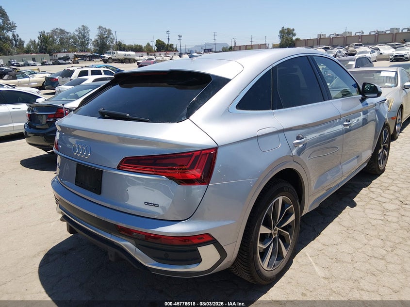 Vin: wa15aafy9n2117085, lot: 46275398, audi q5 sportback premium plus 45 tfsi s line quattro s tronic 20224