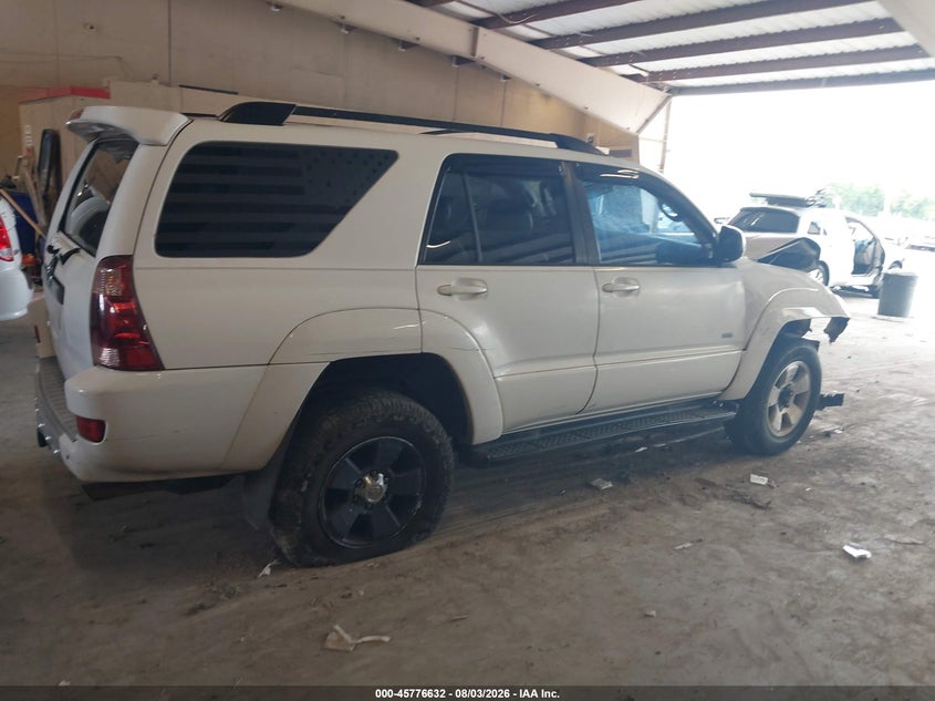 2004 TOYOTA 4RUNNER SPORT UTILITY VEHICLE 4.0L V-6 DOHC, VVT, 245HP