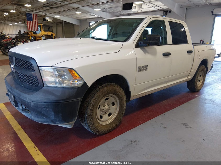 2018 RAM 1500, Left Rear, IAAI, VIN 1C6RR7KG0JS133483 — photo 2