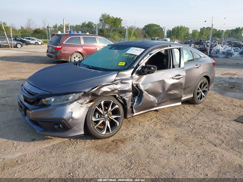 2019 HONDA CIVIC auction photo 2