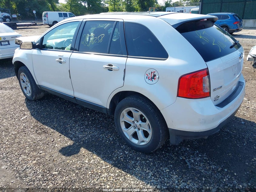 Vin: 2fmdk3jc4dba45674, lot: 46275460, ford edge sel 20133