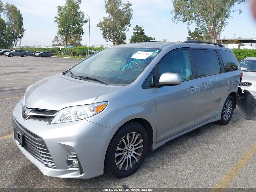 Vin: 5tdyz3dc3js932612, lot: 46275493, toyota sienna xle 7 passenger 20182