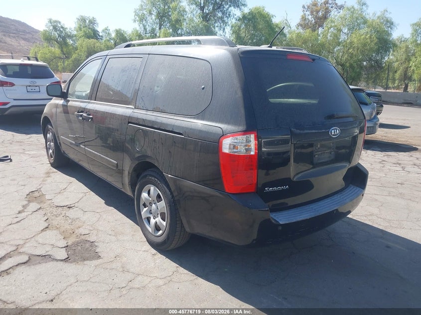 Vin: kndmg4c32a6326620, lot: 46275499, kia sedona lx 20103