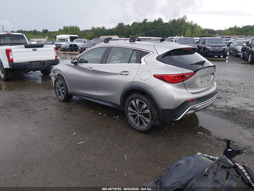 Vin: sjkch5cr4ja044900, lot: 46275545, infiniti qx30 premium 20183