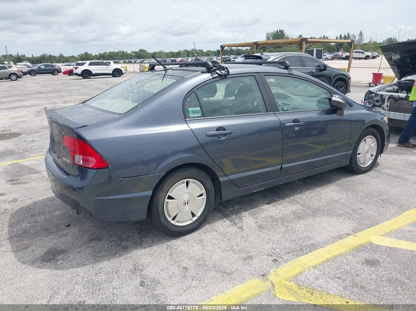 2008 HONDA CIVIC HYBRID auction photo 4