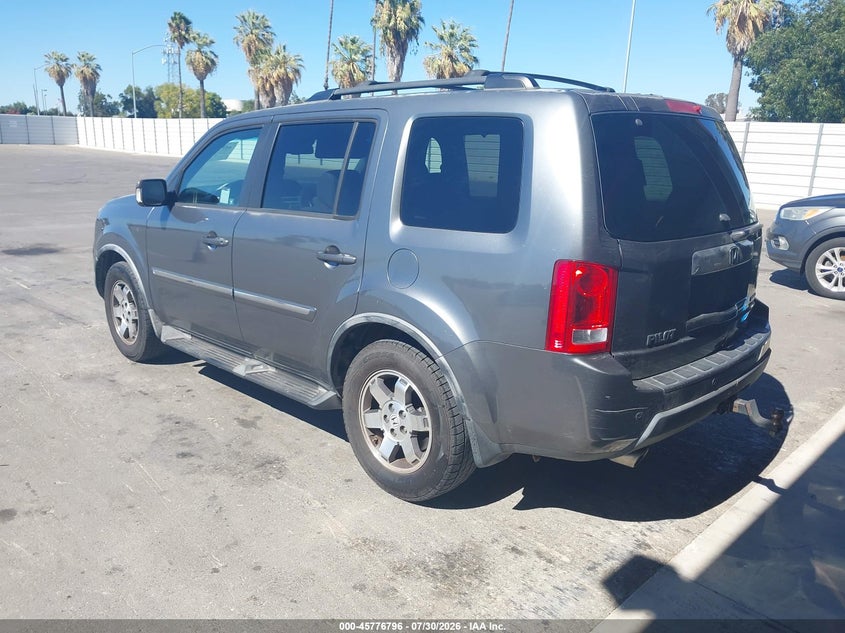 Vin: 5fnyf3h99bb015123, lot: 46275576, honda pilot touring 20113