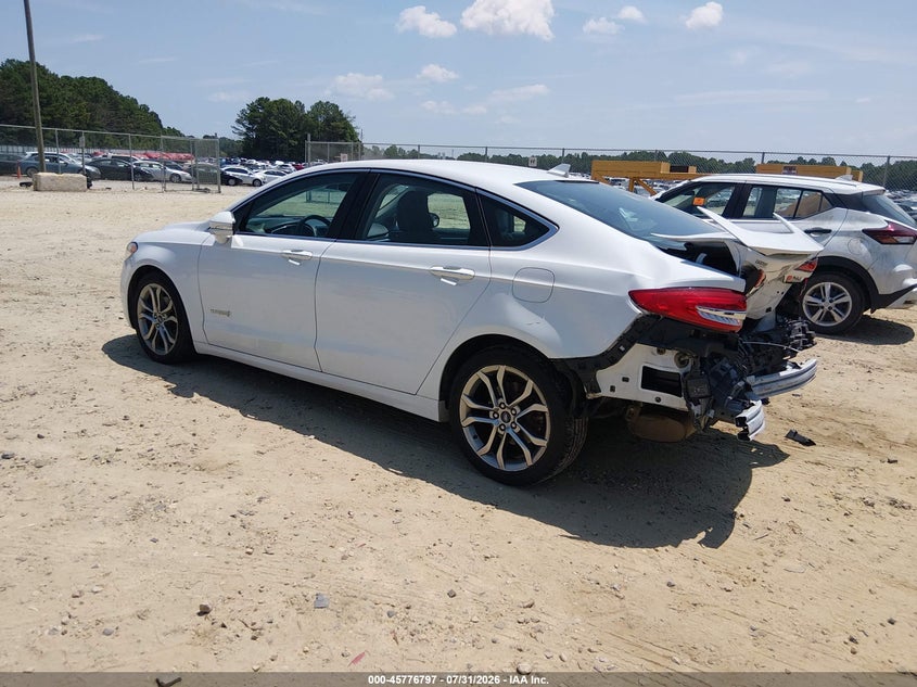 Vin: 3fa6p0ru8kr105583, lot: 46275577, ford fusion hybrid titanium 20193