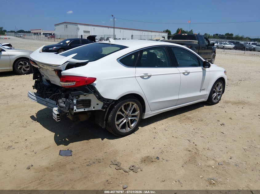 Vin: 3fa6p0ru8kr105583, lot: 46275577, ford fusion hybrid titanium 20194
