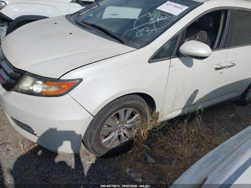 2016 HONDA ODYSSEY auction photo 2