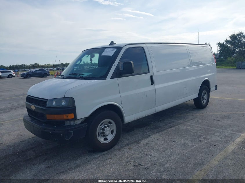 Vin: 1gcwgbfp5k1152097, lot: 46275604, chevrolet express 2500 work van 20192