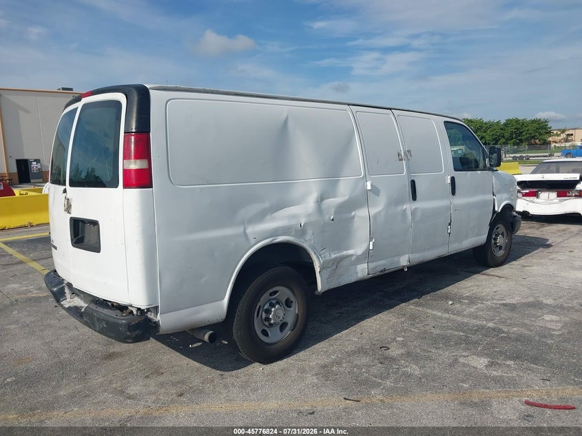 Vin: 1gcwgbfp5k1152097, lot: 46275604, chevrolet express 2500 work van 20194