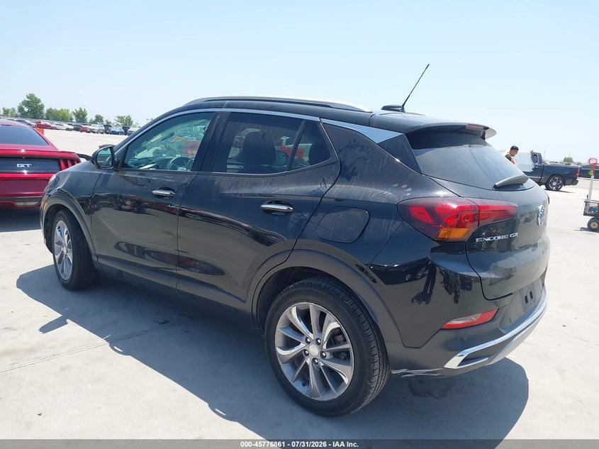 Vin: kl4mmfslxlb100786, lot: 46275641, buick encore gx fwd essence 20203