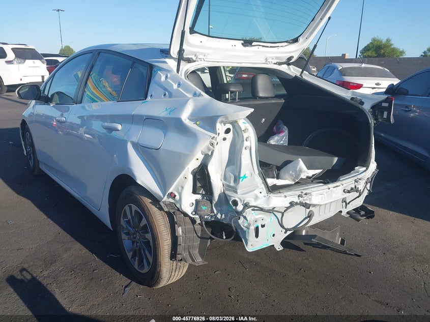Vin: jtdkamfu3m3136571, lot: 46275706, toyota prius limited 20213