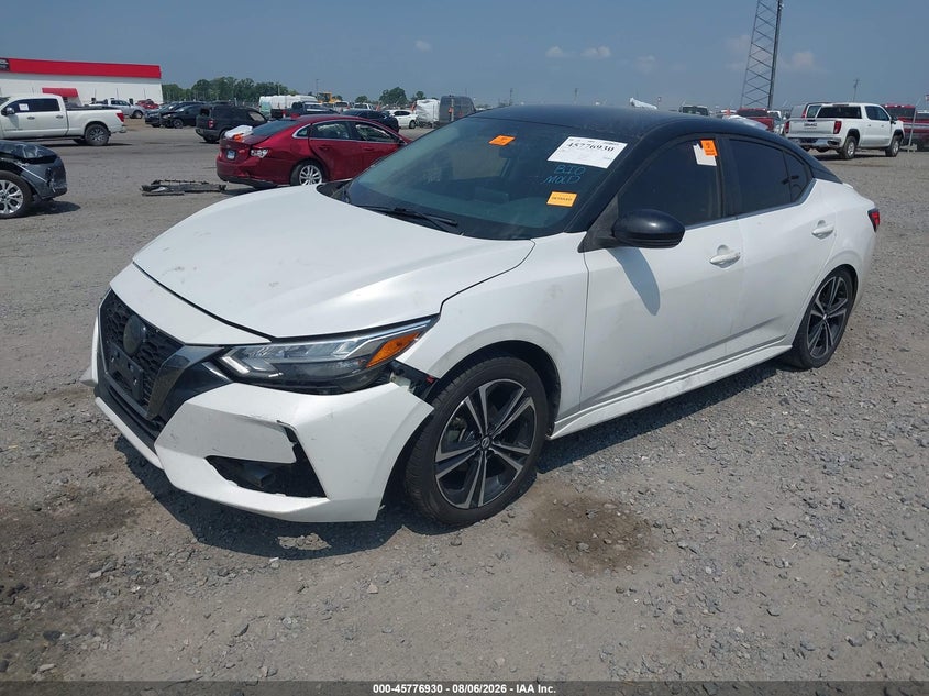 Vin: 3n1ab8dv2my243651, lot: 46275710, nissan sentra sr xtronic cvt 20212