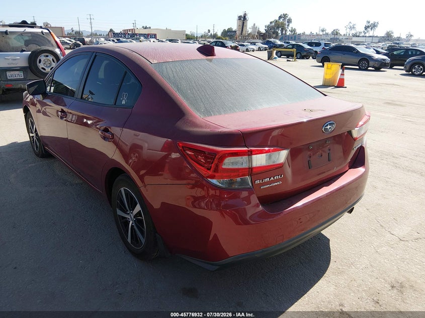 Vin: 4s3gkav67l3608726, lot: 46275714, subaru impreza premium 20203