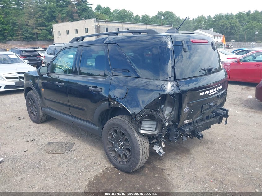 Vin: 3fmcr9da0sre67203, lot: 46275715, ford bronco sport badlands 20253