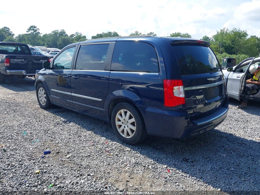 Vin: 2c4rc1bg8fr731014, lot: 46275721, chrysler town & country touring 20153