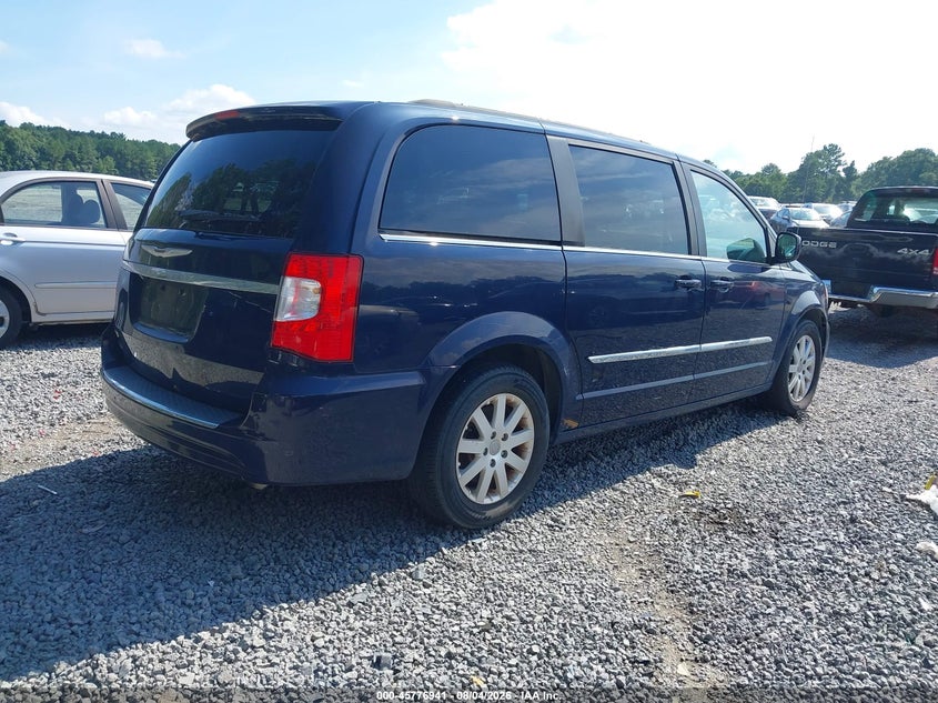 Vin: 2c4rc1bg8fr731014, lot: 46275721, chrysler town & country touring 20154