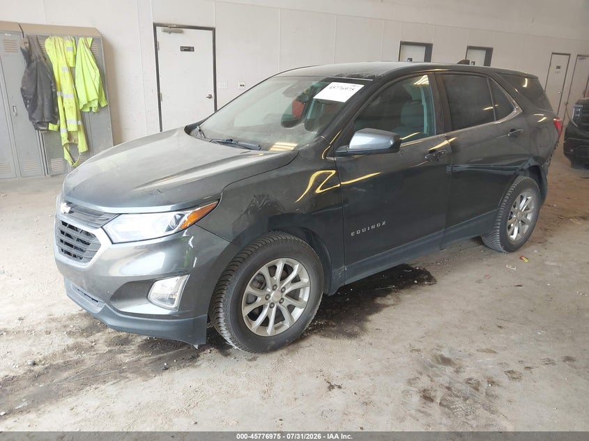 2021 Chevrolet Equinox, Rear, IAAI, VIN 3GNAXKEV2ML371807 — photo 2