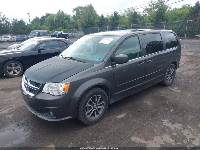 Vin: 2c4rdgcg8hr772616, lot: 46275783, dodge grand caravan sxt 20172
