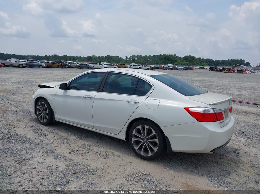 Vin: 1hgcr2f55ea032723, lot: 46275824, honda accord sport 20143