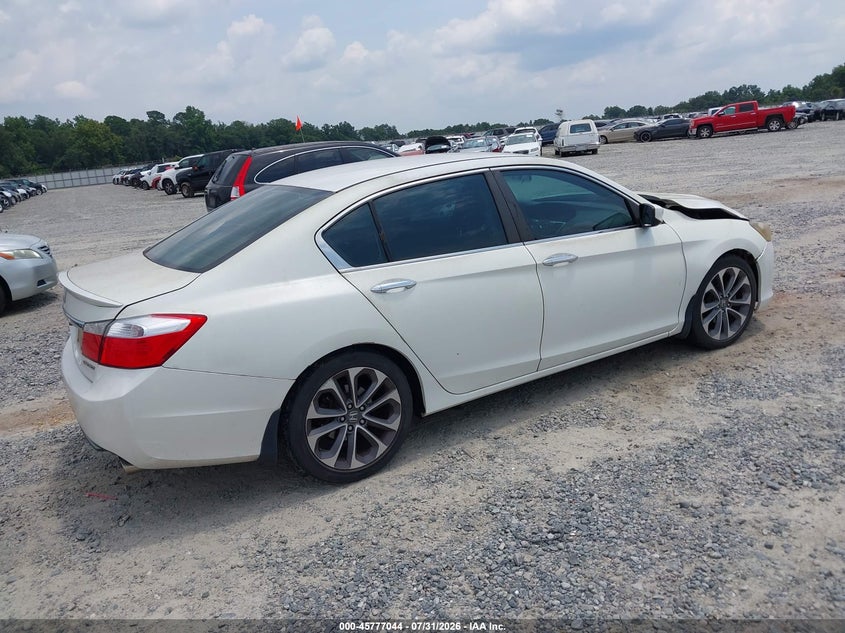 Vin: 1hgcr2f55ea032723, lot: 46275824, honda accord sport 20144