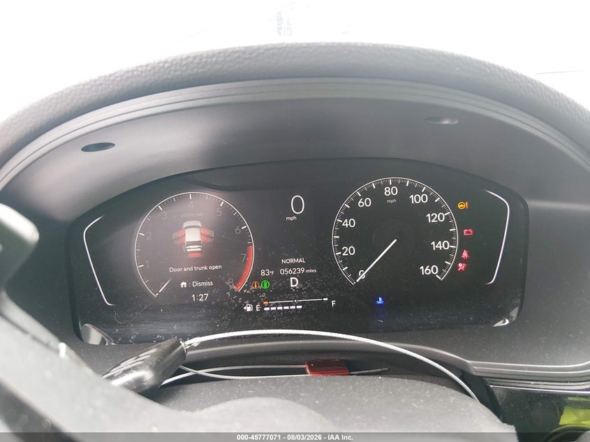 HONDA CIVIC 2025 VIN 2HGFE2F54SH556306