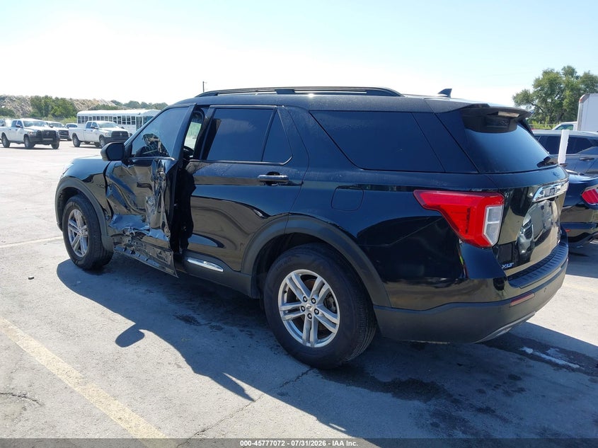 Vin: 1fmsk8dh6mgc14016, lot: 46275852, ford explorer xlt 20213