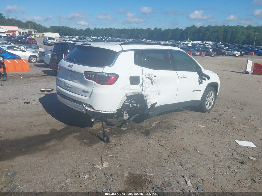 Vin: 3c4njdbn4rt161180, lot: 46275854, jeep compass latitude 4x4 20244