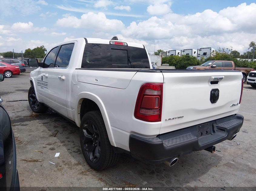 Vin: 1c6srfht1ln113938, lot: 46275860, ram 1500 limited  4x4 5'7 box 20203