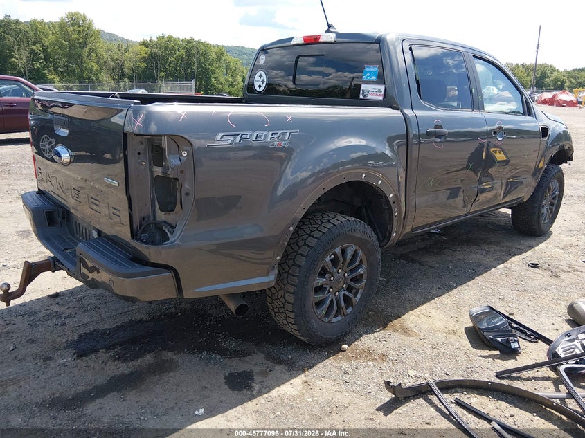 Vin: 1fter4fh7kla80902, lot: 46275876, ford ranger xlt 20194