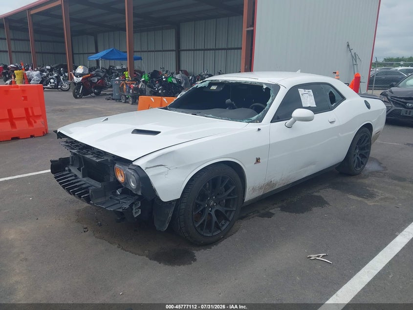 Vin: 2c3cdzfj8hh636408, lot: 46275892, dodge challenger r/t scat pack 20172