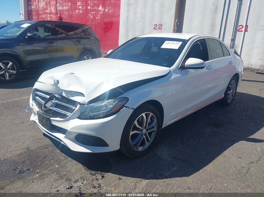 Vin: 55swf4kb5fu036788, lot: 46275895, mercedes-benz c 300 4matic 20152