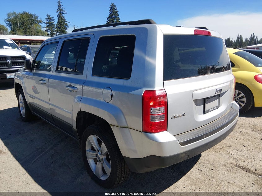 Vin: 1c4njrbb7ed568459, lot: 46275896, jeep patriot sport 20143