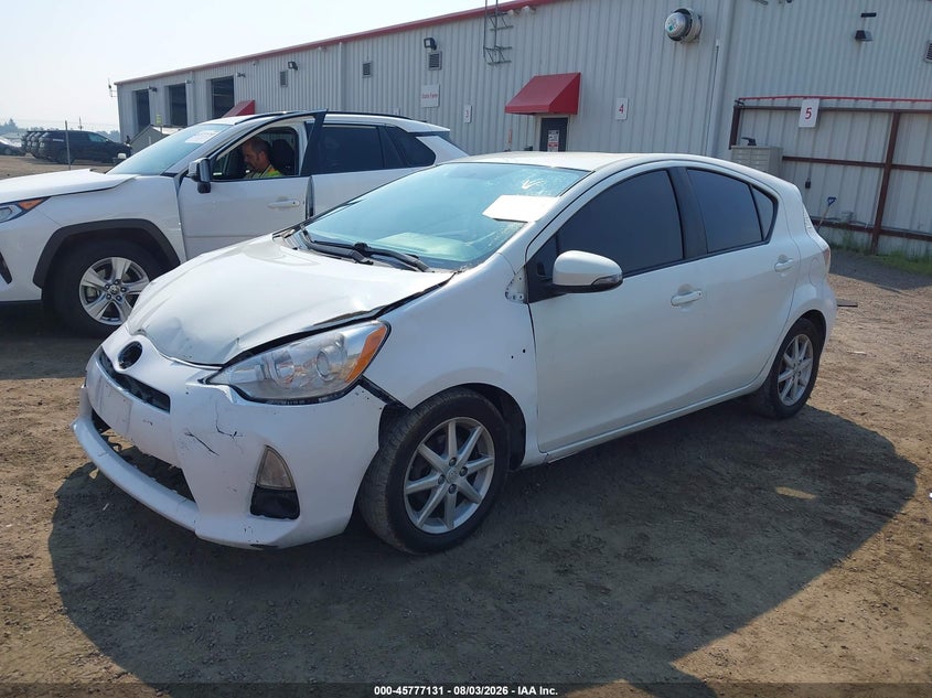 Vin: jtdkdtb37c1506204, lot: 46275911, toyota prius c four 20122