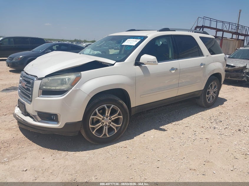 Vin: 1gkkrrkd9fj109924, lot: 46275916, gmc acadia slt-1 20152