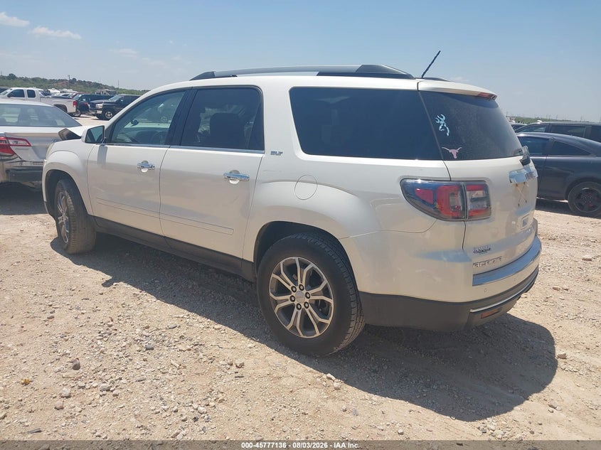 Vin: 1gkkrrkd9fj109924, lot: 46275916, gmc acadia slt-1 20153