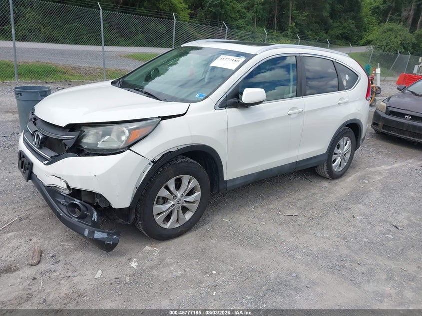 Vin: 5j6rm4h77cl057345, lot: 46275965, honda cr-v ex-l 20122